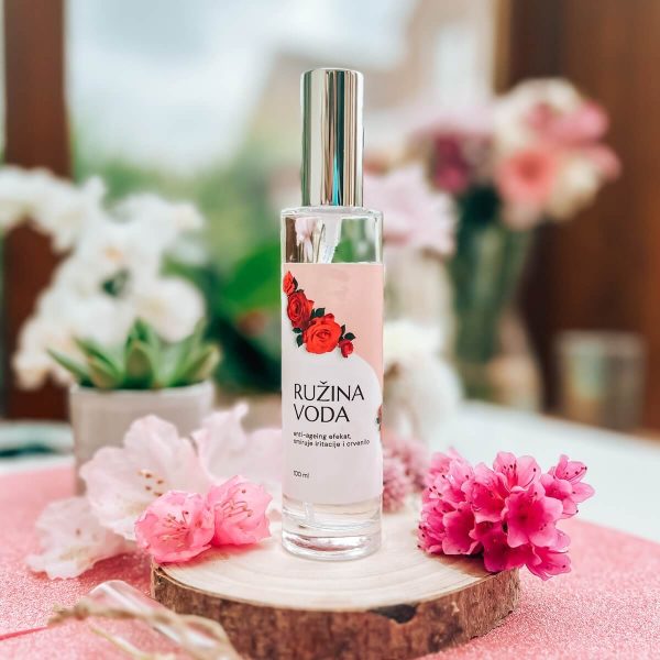 Ruzina vodica protiv iritacije i crvenila hidrolat anti aging ruzina vida zlatiborsko zdravlje