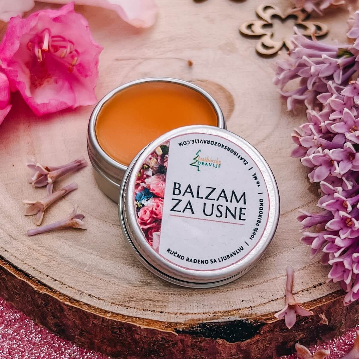 Balzam za usne za negu usana grozdjana mast prirodna kozmetika zlatiborsko zdravlje